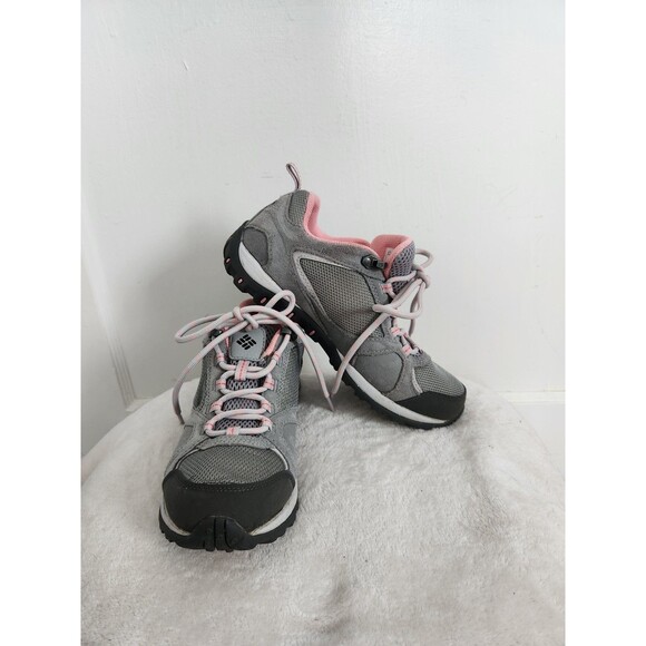 Columbia Shoes - Columbia Access Point II YL5379-037 Trail Waterproof Gray/Pink Women's Size 7M